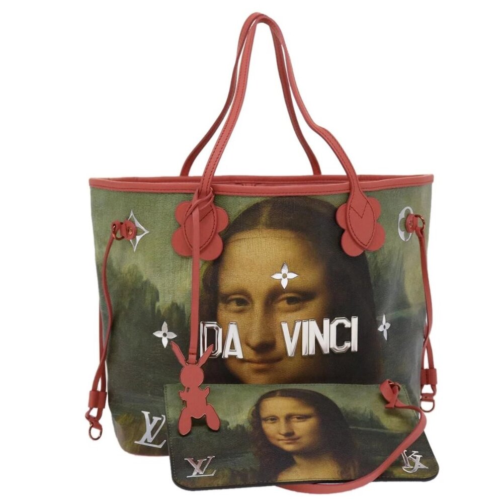 LOUIS VUITTON Masters Collection DA VINCI Neverfull MM Bag M43373 LV Auth 47...